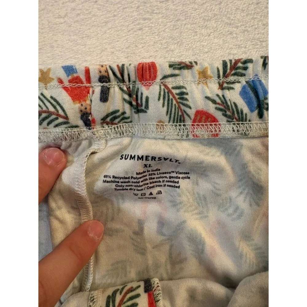 Summersalt Mens Pajama Pants Nutcracker Holiday Print Christmas Sleepwear XL